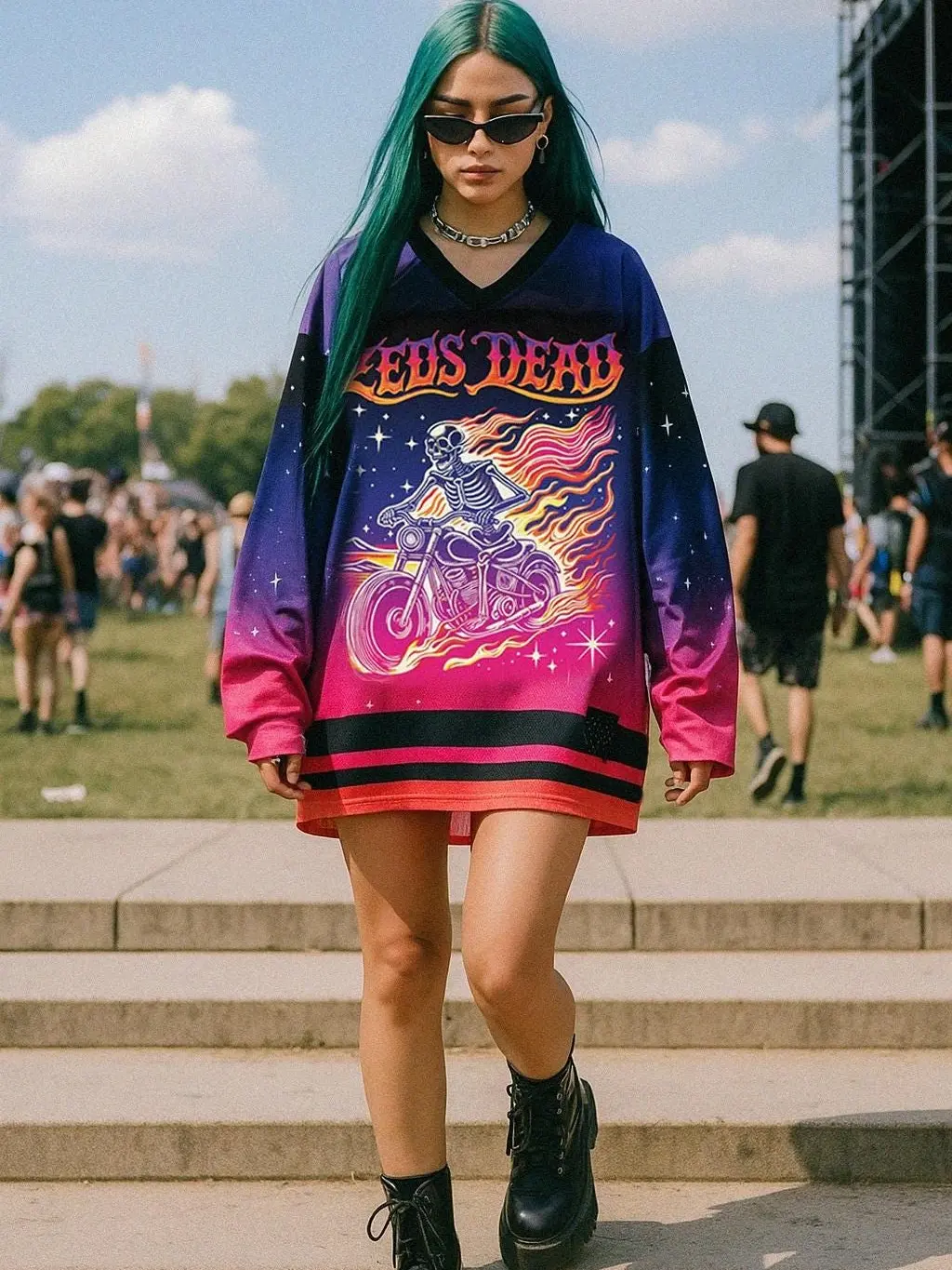 ZEDS DEAD chopper jersey | edm music festival merch
