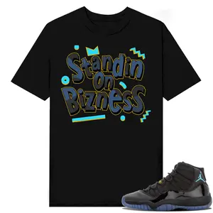 Unisex T-shirt To Match Sneakers Jordan 11 Retro Gamma - Standin-On-Bizness. 100% Cotton for Casual Wear. Comfortable Summer Unisex T-Shirt to match Jordan Sneaker. Streetwear Style. urban outfitters