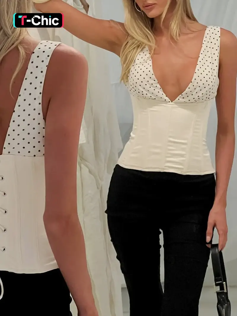 polka dot scarf top revolve - TikTok Shop