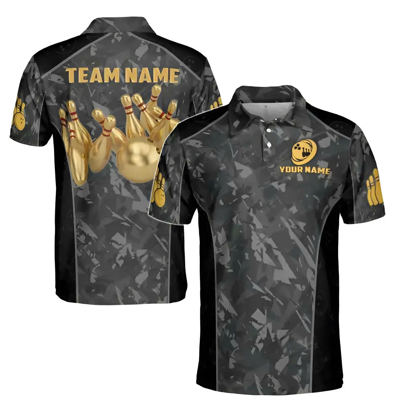 Golden Lane – Bowling Polo Shirts For The Best Team On The Field!