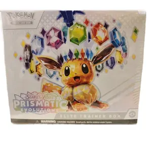 Pokémon TCG: Scarlet & Violet - Prismatic Evolutions Elite Trainer Box - Includes 9 Booster Packs, Full-Art Foil Promo Card, 65 Sleeves, 45 Energy Cards, and More