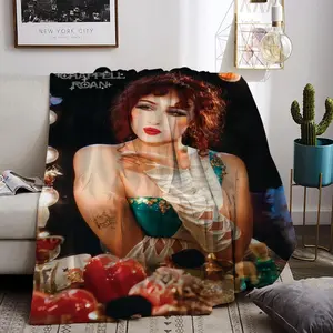 singer C-Chappell Roan Throw Flannel All Weather Blanket Kneeling Blankets Fluffy Warm Winter Blanket Blankets on Offer Home Knee Throw Wearing Microfiber