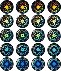 18 Pieces Cell Phone Stickers Blockers Equipment Stickers Devices Accessories for Mobile Phones, Laptops Computers, EMF Protection Anti-Radiation Quantum Shield for Phone, Airpods, Fridge, and Laptop(Delicate Style)
