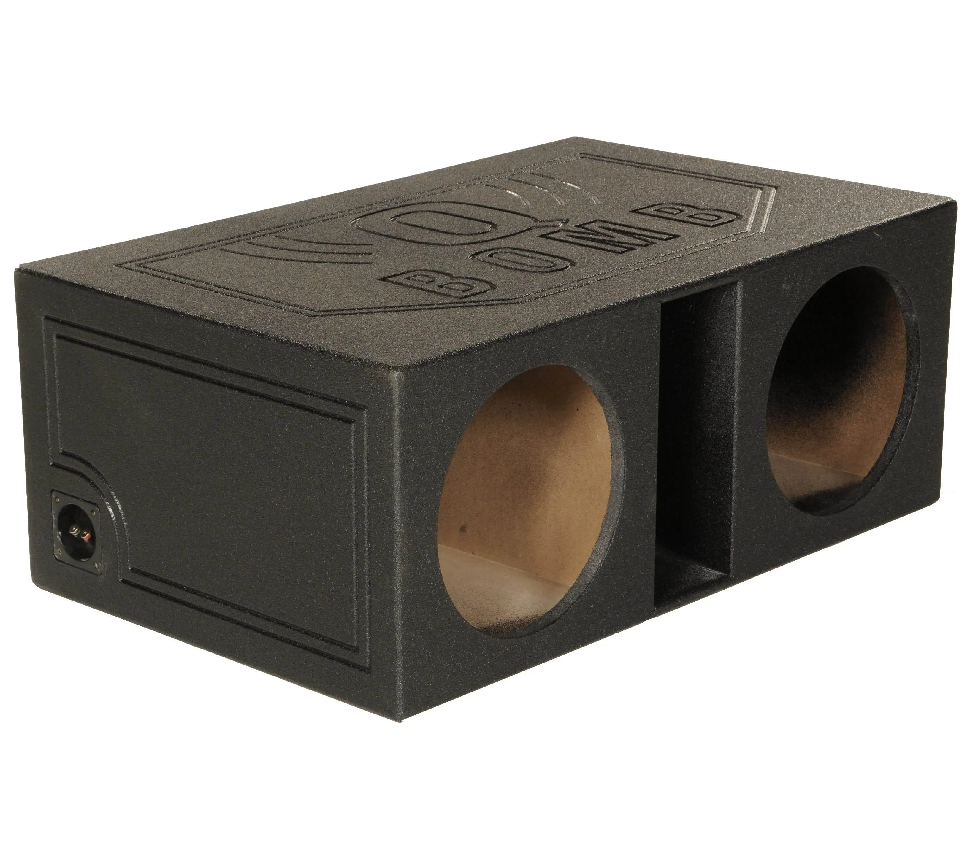 QPower QBOMB12VL Dual 12 Inch Vented Ported Car Subwoofer Sub Box Enclosure