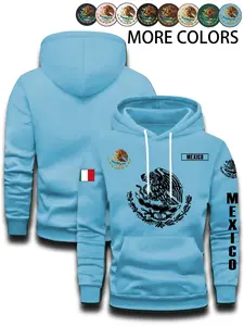 Autumn and winter men’s and women’s identical sweatshirts featuring Mexican pattern prints. These casual, hooded, fleece-lined, and warm sweatshirts are perfect for both fashion and sports. Ideal for students, office workers, and as a gift for boyfriends