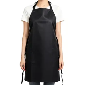 PU Material Apron with Extra Long Belt, Restaurant Apron, Beauty Apron, Pet Shop Apron, Hotel Apron, Nail Art Apron, Gardening Apron, DIY Apron, Hairdressing Apron