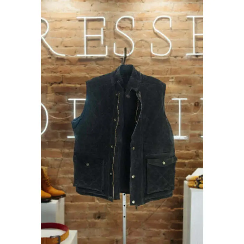 Country Diamond Stitched Suede Vest