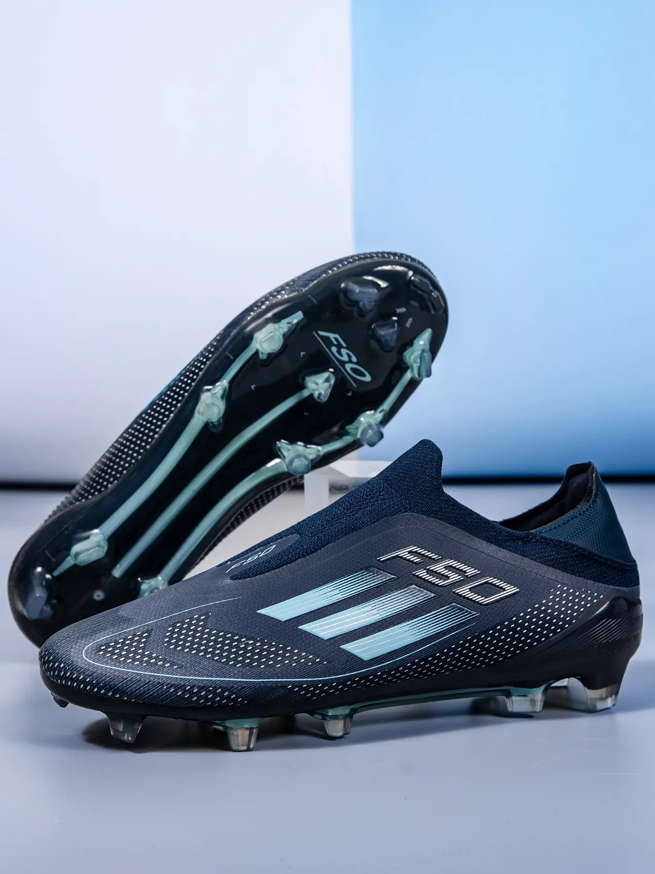 Professional Football Boots, Athletic Shoes, Slip-On Soccer Cleats, Anti-Slip Durable Natural Grass Sports Training Soccer Shoes, Tf Soccer Shoes, Ideal For Competitive Matches & Collector Displays, Suitable For All Season, Football Field Boots