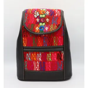 Black Leather Backpack