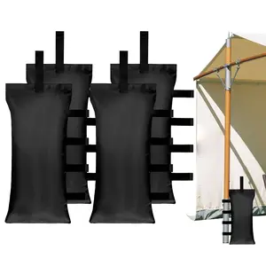 Tent Weights Set of 4 Sand Bags for Canopy Legs Outdoor Instant Sun Shelter Patio 112LBS Large Heavy Duty