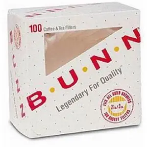 DDI 933134 Bunn-O-Matic Corporation Coffee Filters 2-3/4"x3" 100/PK White Case of 14