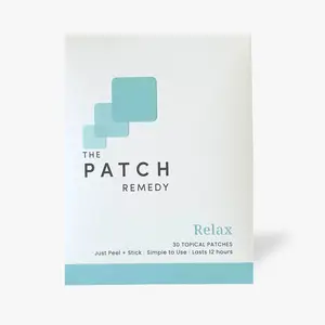 The Patch Remedy Relax | 30 Patches for Stress Relief, Calm & Anxiety Support | Ashwagandha, Valerian & L-Theanine