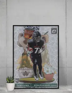 Donruss Optic Bijan Robinson 12x17 Poster Atlanta Falcons