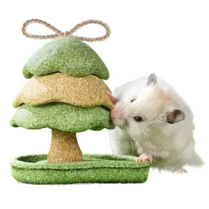 Christmas tree molar toys, suitable for hamsters, guinea pigs, chinchillas, small rodents, pet toys