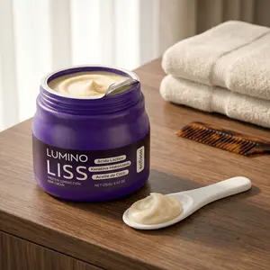 Protein-Repairing Hair Cream (250g) – Instantly achieve smooth, shiny, glass-like hair! Formulated with keratin and lactic acid for a straight, glossy finish. This is your secret weapon for creating shiny, healthy hair at home.