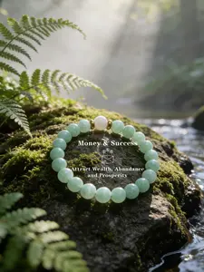 Natural Jade Gemstone Bracelet, High Luxury Feel, Elegant Women's Jewelry, Feng Shui Energy, Luck and Prosperity, Daily Wear