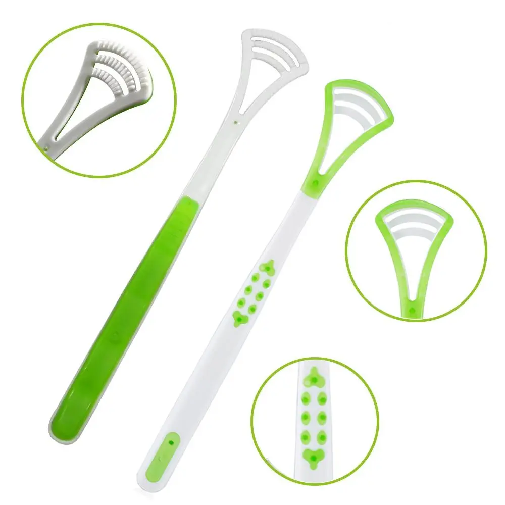 1pcs/4pcs/8pcs Tongue Scraper, Multi Color Tongue Cleaner, Soft Tongue Scraper, Durable Tongue Scraper, Double Sided Tongue Brush, Tongue Cleaning Brush, Tongue Care Tool, Oral Care Product