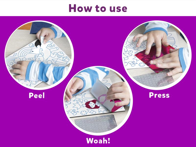 Skillmatics Foil Fun - Art & Craft Activity, Mess Free Art, DIY Creative Kit for Kids Ages 4 and up