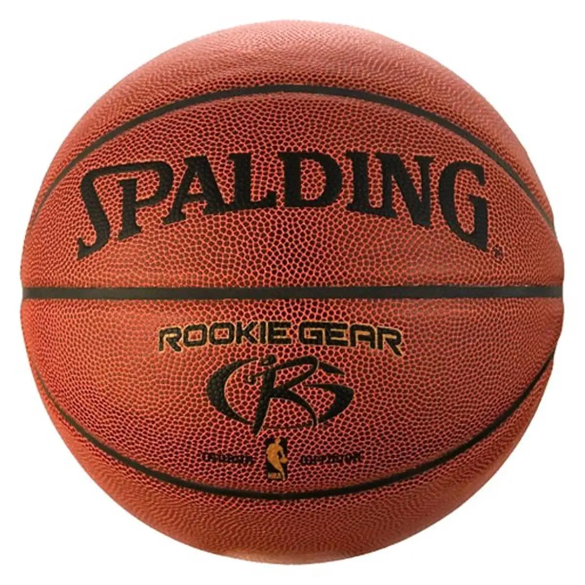 Spalding Rookie Gear Children's Basketball, Junior 27.5" Size, High-Performance Composite Leather, 25% Lightweight, for Indoor/Outdoor Use