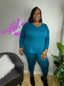 2Pc Long Sleeve Microfiber Set