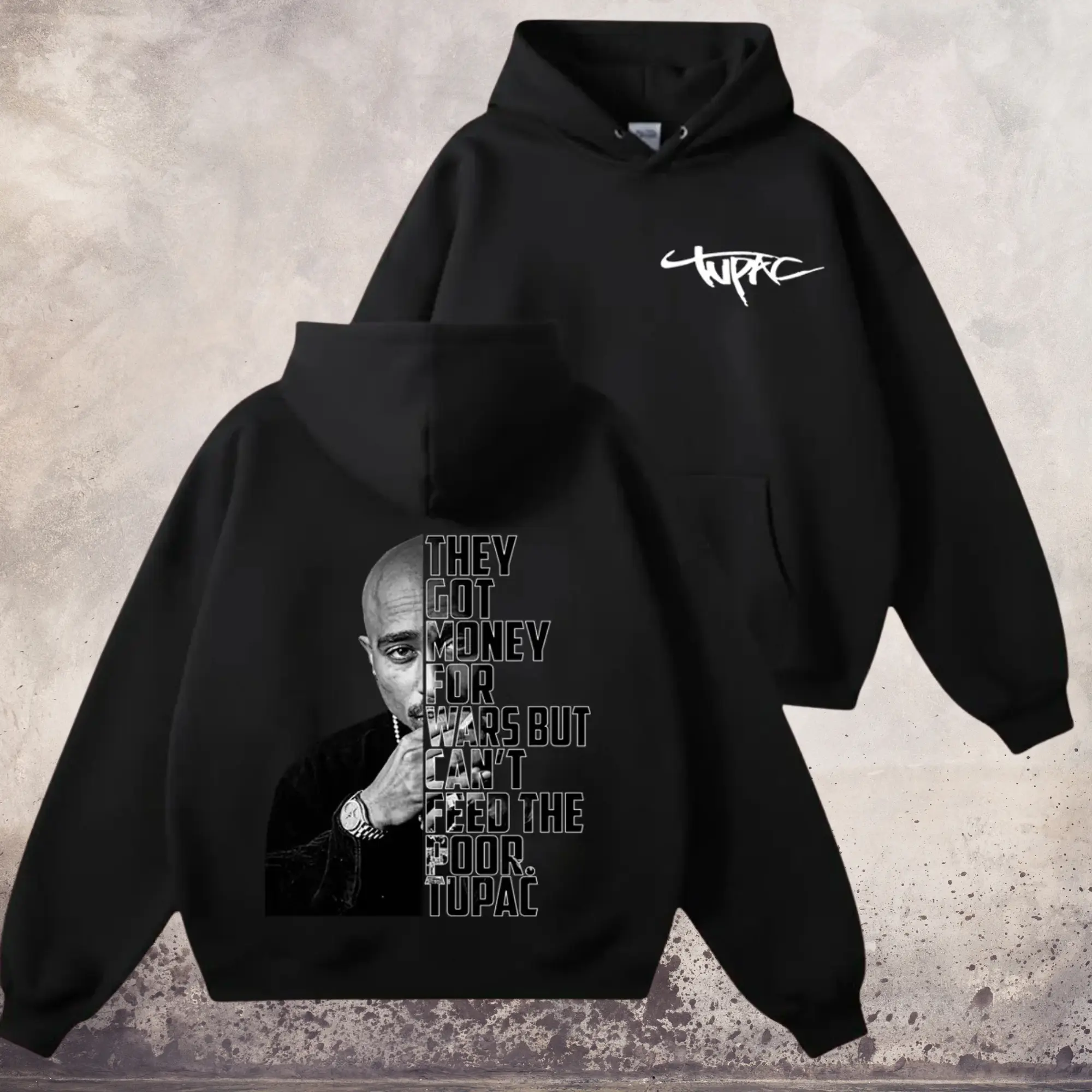 2Pac They Got Money Quotes Ver2 Hoodie, Tupac Hip Hop Music Lover Shirt, Vintage 90s Hip Hop Streetwear Apparel
