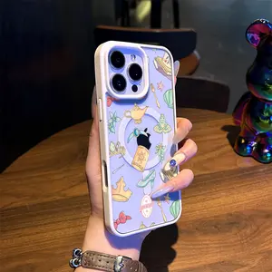 Dreamy Magic Magnetic Case for iPhone 16 Pro Max 15 Pro 14 13 12 11 XR XS SE Mini Soft TPU Shockproof Silicone Cover Spooky Gift