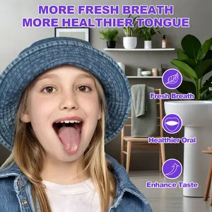 Tongue Scraper (2 Pack) with Send a beautiful gift box, 420 Medical-grade Stainless Steel Tongue Cleaner for Oral Care, Tongue  Food Debris Cleaner Whitening Brushes One-Step