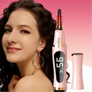Electric Eyelash Curler, Rechargeable Lash Curler for Natural Long-Lasting Curls, Portable Makeup Tool for Women, Travel-Friendly Gift, Beauty