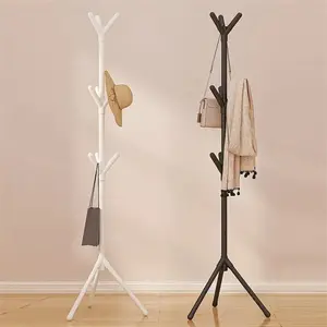 Tree Coat Rack Stand,Sturdy Freestanding Coat Rack with 9 Hooks,3 Adjustable Height for Child Adult,Coat Stand Tree Fits Entryway Bedroom Office for Bags,Hats, Coat Racks Organiser