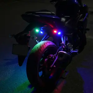 LED Strobe Motorcycle Light Headlight Fog Lamp High Power 12V Motor Accessories Flashing Eagle Eye Lamp Driving Light