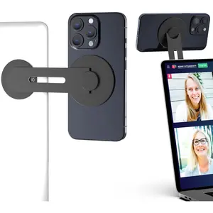 Laptop Phone Mount  Phone Holder for  for MagSafe  17/16/15/14/13/12 &  Phones Phone Side Mount Adapter for   Display for , Cell Phone Bracket Accessories