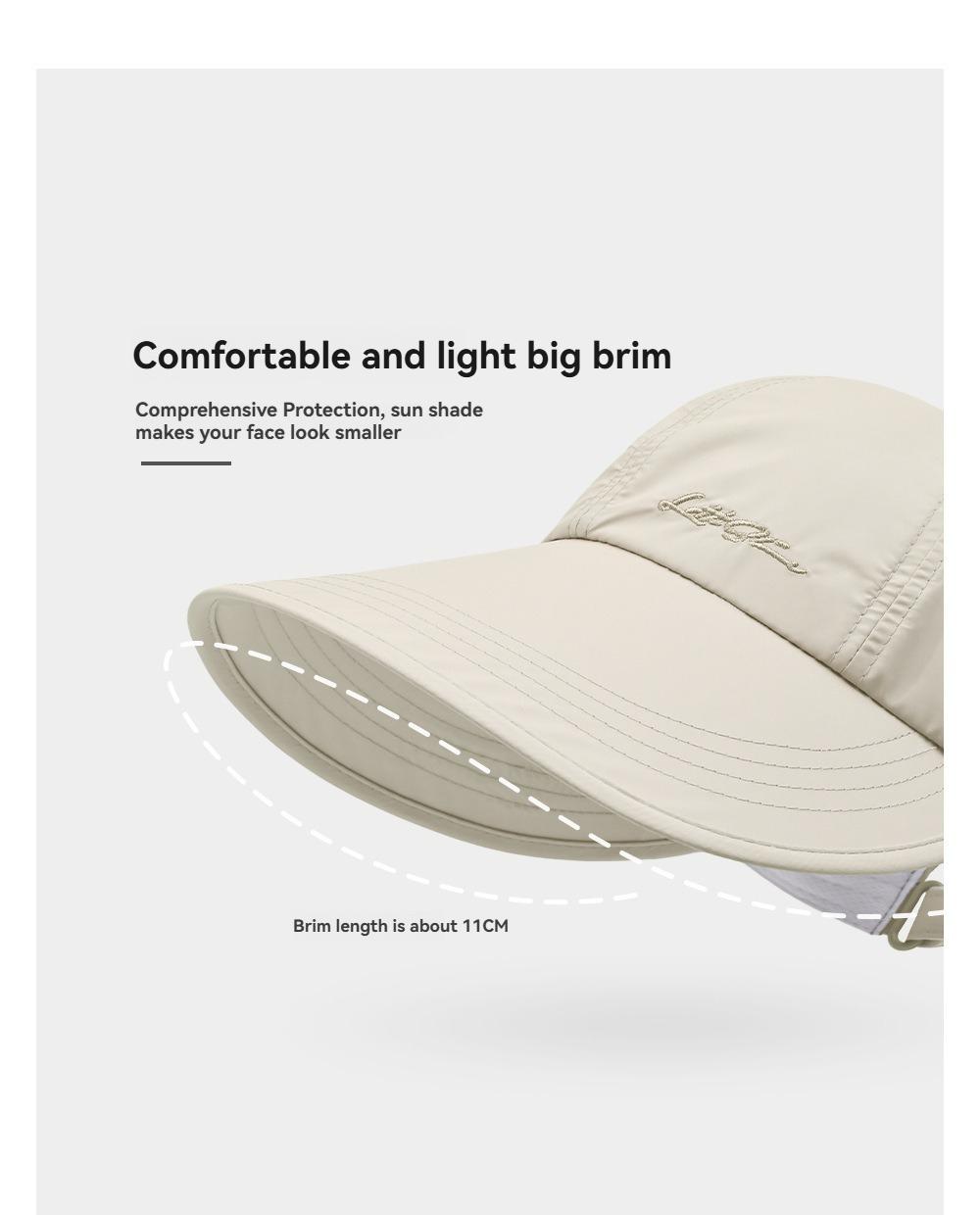 2-pack of spring/summer sun-protective baseball caps, unisex, lightweight and adjustable, Velcro closure, wide brim, suitable for all seasons, elastic design.