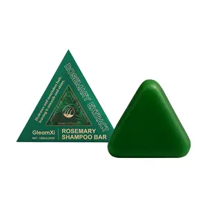 GleamXi Rosemary Shampoo Soap Cleansing and Moisturizing Scalp Refreshing and Smooth Hair Herbal Care Hair Soap