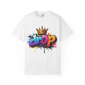 Graffiti 'drop' Crown Tee | Street Art T-Shirt, Colorful Drip Design