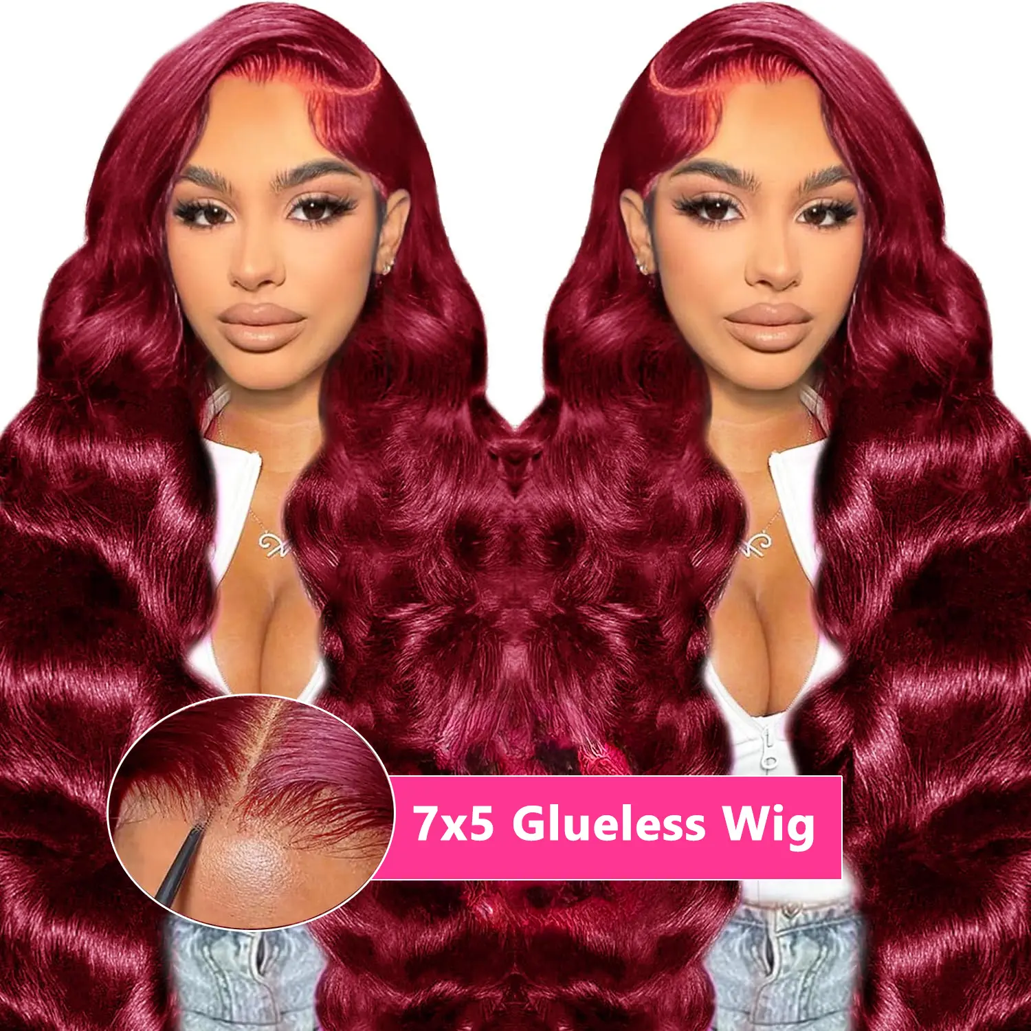 7x5 Glueless Wig