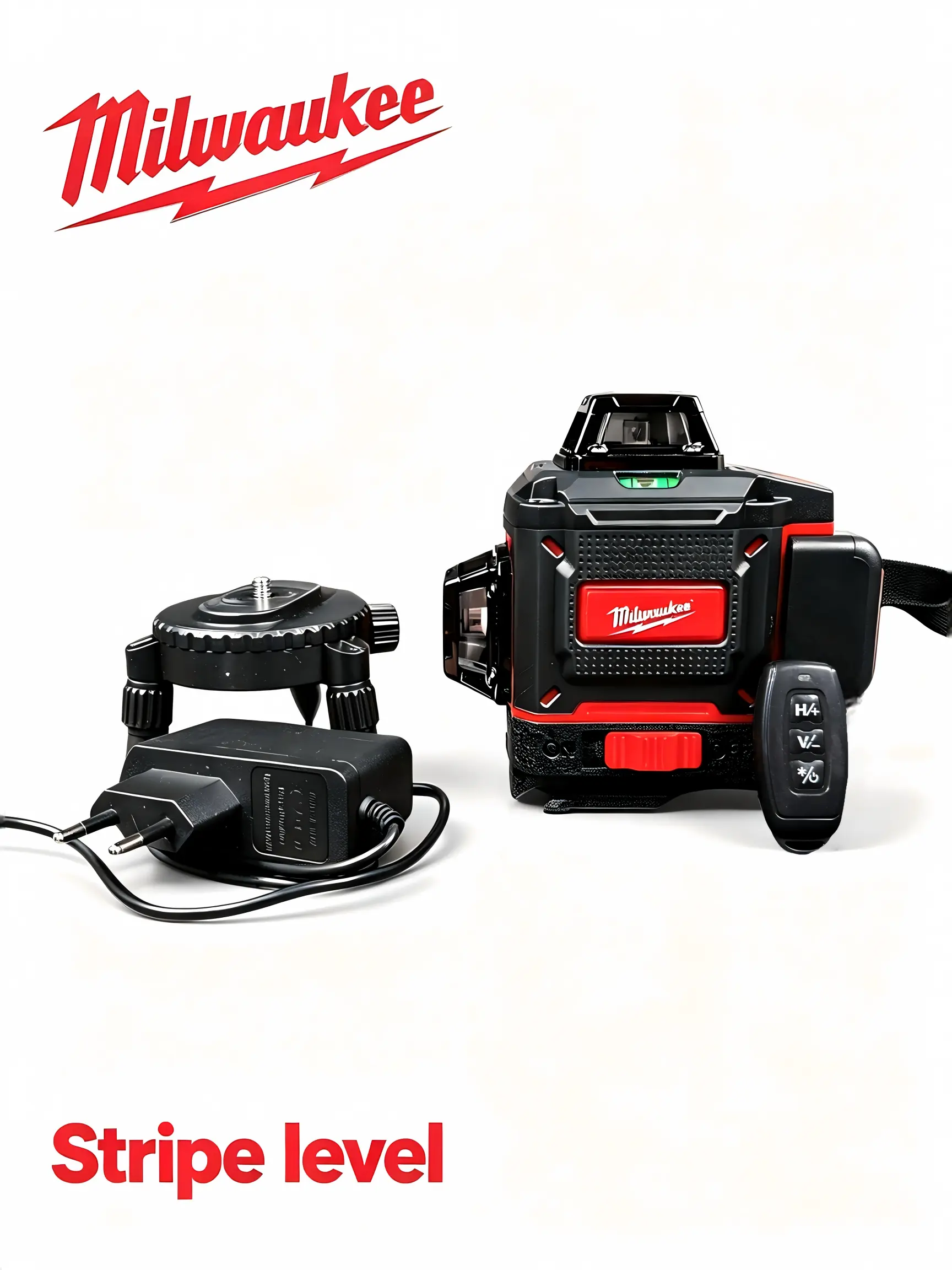 Milwaukee 360° Green Auto-Leveling Multi-Line Laser Kit with Tripod Base - Cross-Line Construction Tool for Tiling, Cabinet Installation