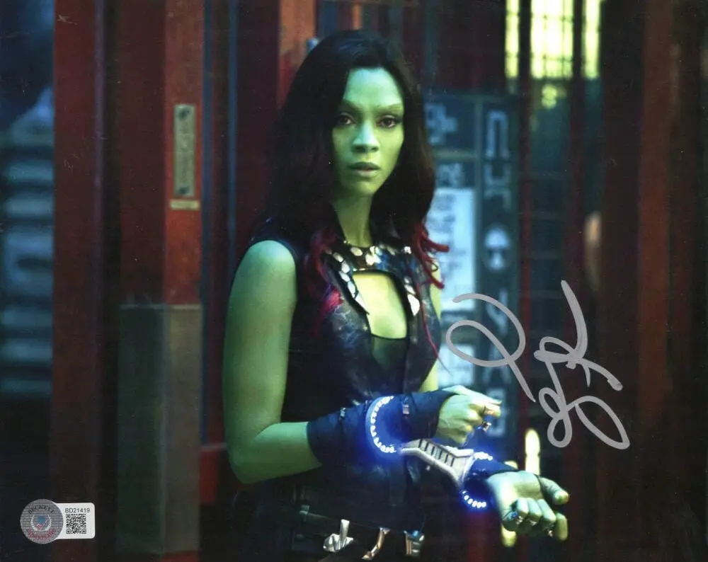 Zoe Saldana Authentic Autographed 8x10 Photo