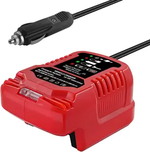 Mini Car Charger for Milwaukee M18 Battery - Portable Quick Charger for 18V Lithium Battery