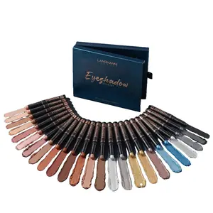 LANGMANNI 8-Color Luxury Metallic Eyeshadow Stick Set, Shimmer Cream Eye Shadow Pencils, Long-Lasting Waterproof Highlighter Cosmetic with Contour Function, Safe Gentle Formula for Sensitive Skin, Ideal Gift