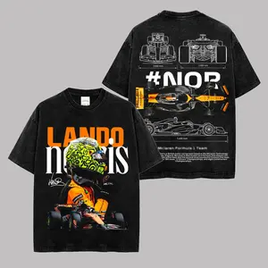 Lando Norris 4 Shirt Premium Acid Wash, Last Lap Lando Fans, LN4 Shirt, F1 Fans, Vintage Motorsport Shirt, Motor Speed Racing Sportbike Graphic Merch