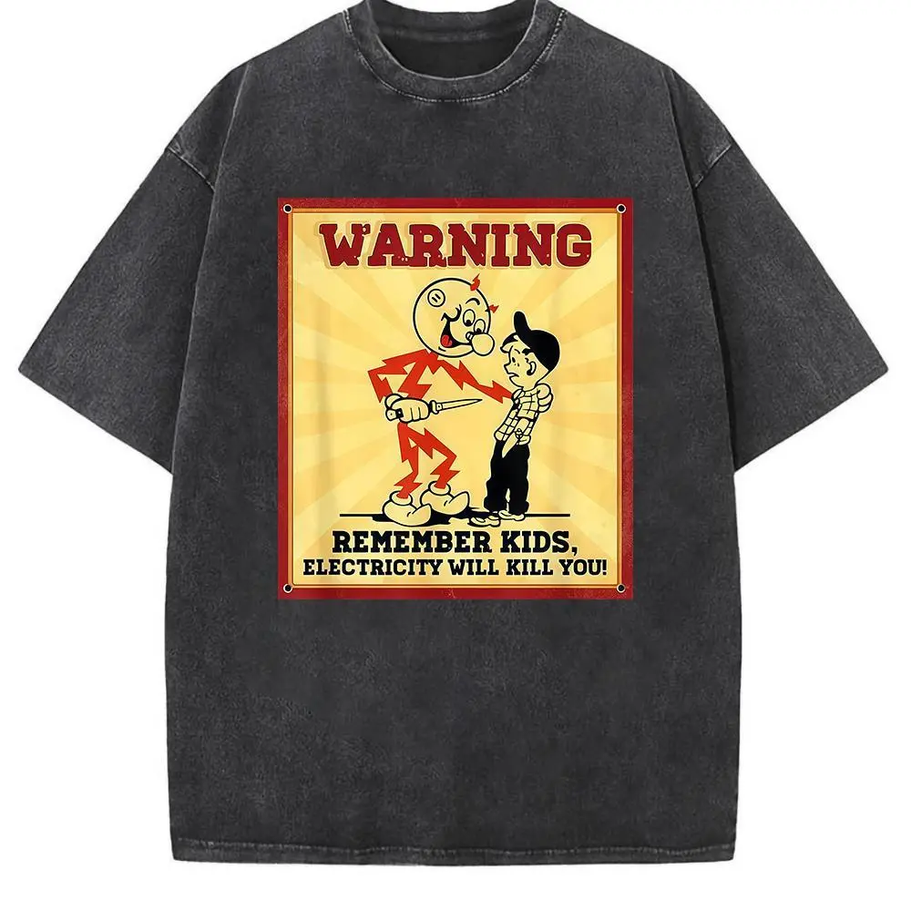 Washed T-shirt-black-2