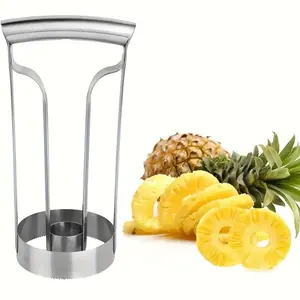 Stainless Steel Pineapple Cutter Corer, Peeler Fruit Slicer Corer Remover Kitchen Tool