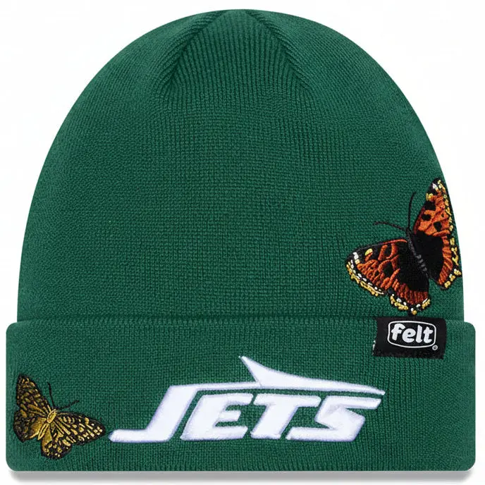 FELT  "New York Jets" Green Beanie