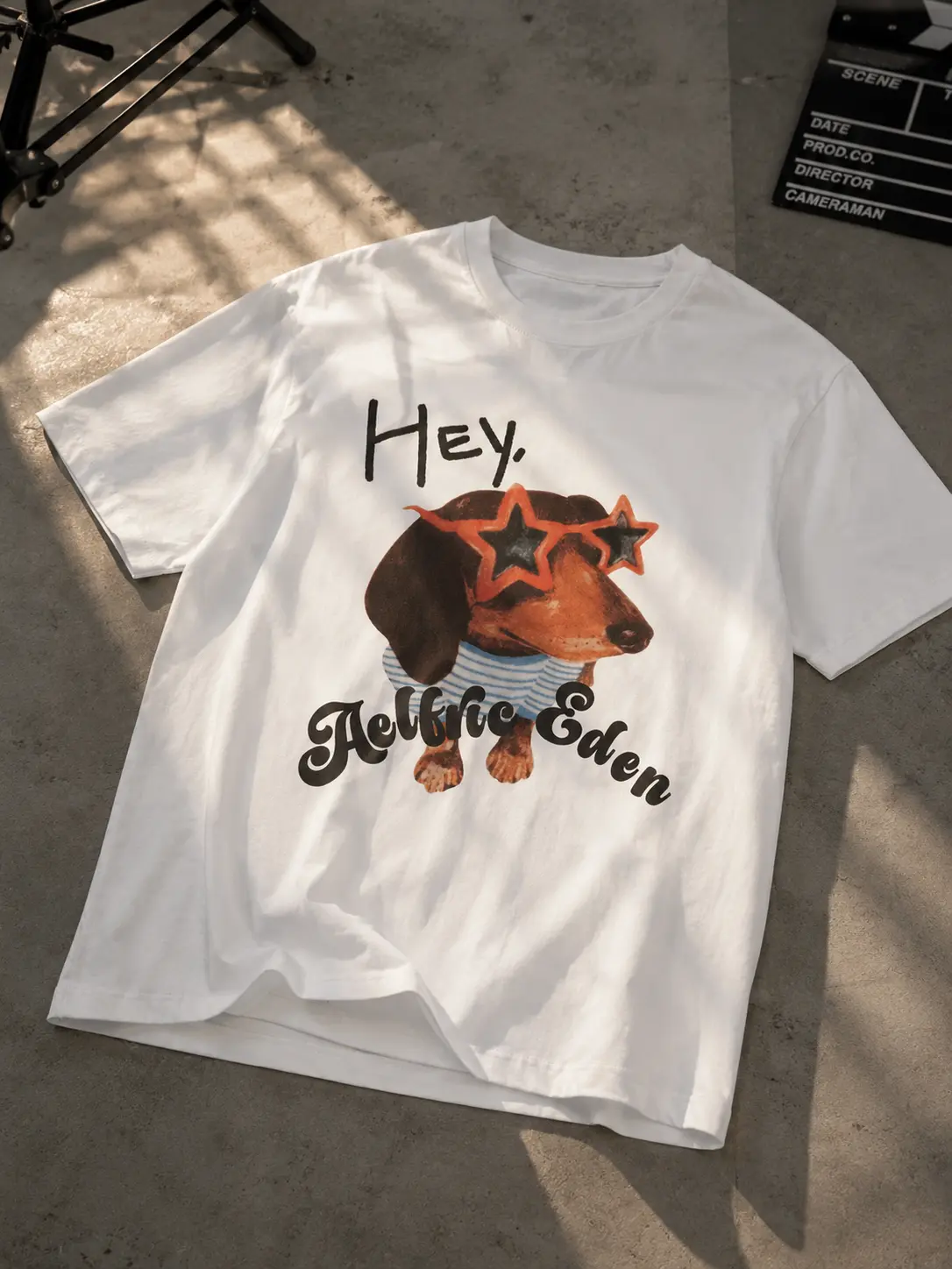Hey Aelfric Eden Dachshund Graphic Tee