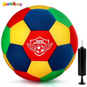 Hope rock House Soccer Ball, Indoor Soccer Ball Size 4 for Boys Girls, Soft Inside Kids Home Ball for Silent Dribble, Perfect for Kids Birthday Christmas Gift for Soccer Player 8-12