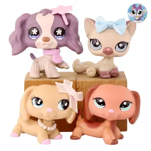4 PCS Pet Shop LPS Cats Collectable with Accessories Who Love LPS Rare