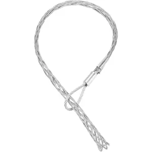 20-30mm OD Cable Pulling Socks Grip 0.9m Fore-hand Pull Wire Mesh Puller Socks Grip Galvanized Steel Wire Pulling Tools