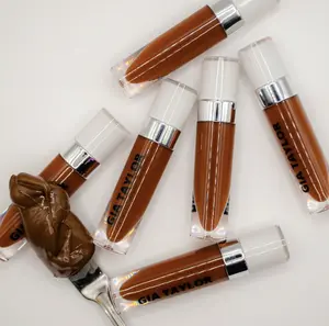 "Ella" Chocolate Hazelnut Gloss brown tint lipgloss vegan cruelty free non sticky moisturizing