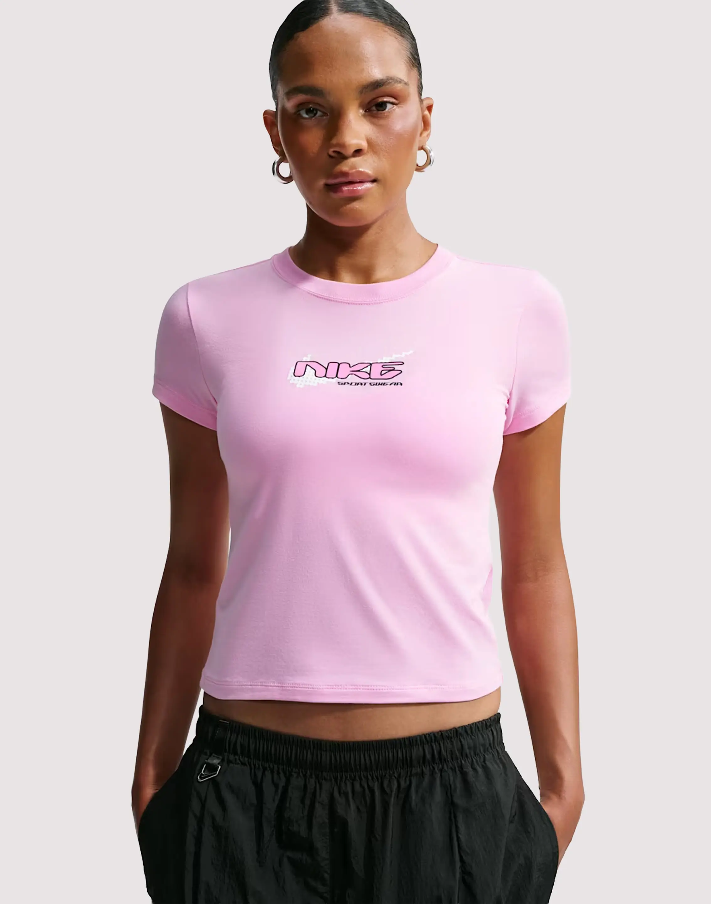 Womens Nike Chill Knit Cropped Tee