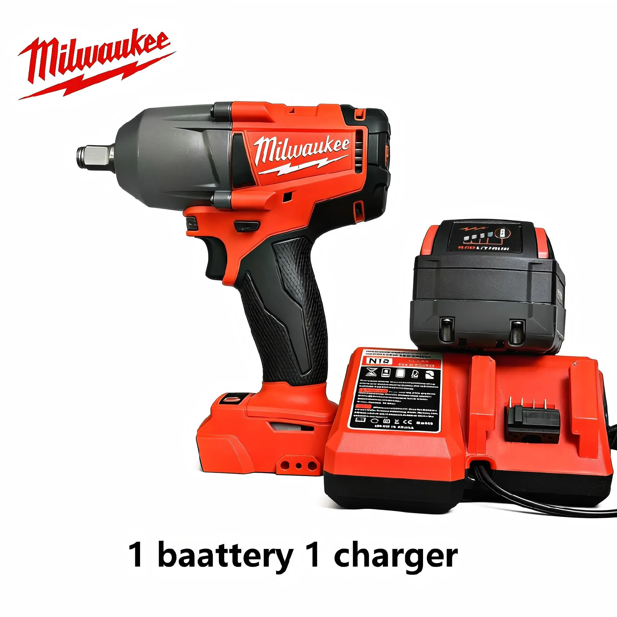 Milwaukee 900NM Impact Wrench Kit | Cordless Power Tool for Automotive, Construction & Mechanics